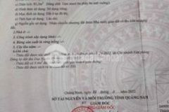 Sau lưng uỷ ban thị trấn nam phước dt 5 2x18 sổ