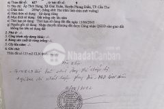 Nền mặt tiền chợ cả lang đường tỉnh lộ 918 giai xuân, phong điền, cần thơ