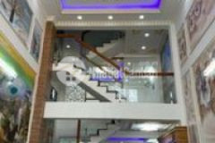 Nhà mới xây 4tấm hẻm 410lê văn quới 4 16 hẻm 8m