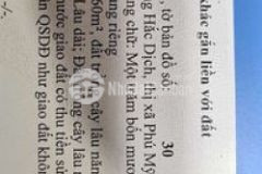 Đất sổ đỏ 145m2 kp1 p hắc dịch phú mỹ brvt