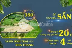 Đất vườn sinh thái sông chò ven nha trang