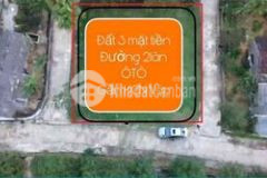 Hạ từ 2 4 tỷ xuống 1 8 tỷ đất 3 mặt tiền 20x25m