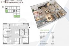 Bán suất mua căn hộ 3 phòng ngủ dự án uy tín