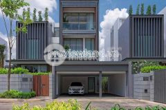 Cho thuê biệt thự holm thảo điền, có 800m2 đất, 1 hầm 3 tầng, full nội thất