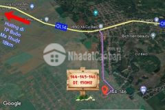 Đất thổ cư sổ hồng sẵn kế bên quốc lộ 14 tiện kd