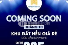 Nhận giữ chỗ gần kcn visip giá chỉ 235tr