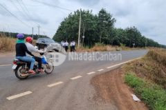 Đất mặt tiền đường nhựa dt 756 giá f0