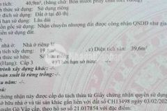 Bán nhà đường quang trung giá tốt đầu tư