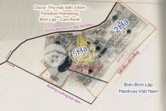 Mặt biển bình lập cam ranh khai thác nghỉ dưỡng