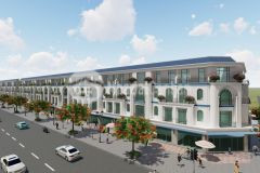 Căn shophouse đối diện trung tâm thương mại của dự án đường trước nhà lên đến nhà 33m