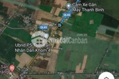 Bán đất mặt tiền đường ql60 thuộc xã trường khánh, huyện long phú, sóc trăng