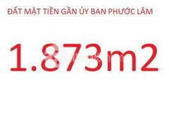 Kẹt tiền bán gấp đất mặt tiền gần ủy ban phước lâm