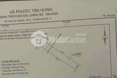 Bán lô thổ phước tân hưng châu thành nền sẳn