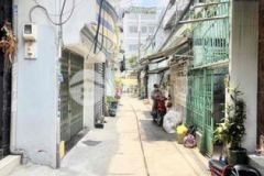 Ngang 3m75 dài 7m5 1 trệt 1 lầu hẻm 3m thông