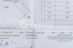Bán đất nền dt 4,75m25m 119,5m2 nở hậu 5m