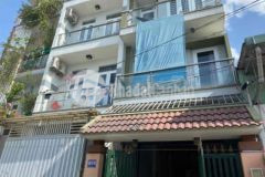 Nhà 4 2x17m cn 73m2 1 trệt 2 lầu đường xe hơi