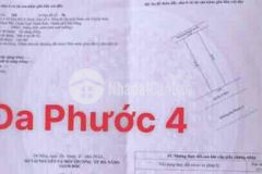 Cần tiền ra gấp lô đất mặt tiền đường đa phước 4