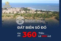 Bán lô đất 1000m2 ngay biển 3km cạnh kdl bàu trắng