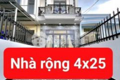 Nhà trệt lầu 4 phòng ngủ hẻm 160 tầm vu hưng lợi
