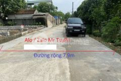 Lô góc đường 7 9m đi bộ ra xe bus