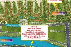 Bán nhanh lô đất nền biệt thự mặt sông rẻ hơn 1ty