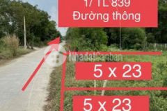 Chính chủ bán đất thỏi cư 5x23 680tr