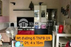 Mặt tiền đường số 6 tnpb quận 9 cũ, tp thủ đức chỉ 5 tỷ 8 tl