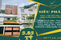 Siêu tuyệt tác 3 mê full nội thất phú xuân 8 cực đẹp cách biển 300m