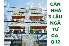 Bán nhà mặt tiền kinh doanh đầu cầu vượt ngã tư ga