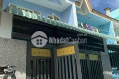 Nhà bán 4x14m có số nhà huyện 1trệt 1lầu