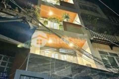 Nhà đẹp rẻ gò vấp đường 4 45m2 4 tầng sổ nở hậu