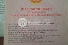 Bán đất 6m x 30m tổng 179.2m² ấp 2 xã cửa cạn tp phú quốc