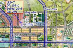 1 lô đường 20m5 thông sông cổ cò dự án indochina