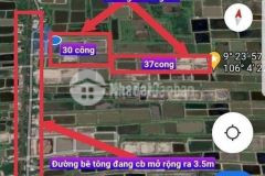 Bán đất mặt tiền đường bê tông ấp tân thời, xã lạc hòa, thị xã vĩnh châu, sóc trăng