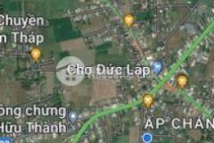 Đất thổ cư 2 mặt tiền cách chợ đức lập 1km