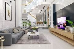 Nhà mặt tiền thới an 3 lầu sổ riêng dt 4x18m