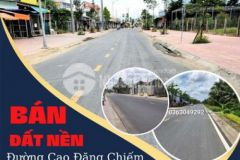Bán nền mặt tiền đường cao đăng chiếm kp3 p1 tx cl