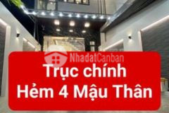 Bán nhà trệt lầu có sân đậu ô tô hẻm 4 mậu thân