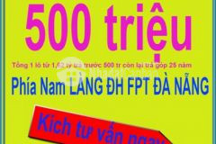 500 triệu sở hữu ngay đất phía nam ngũ hành sơn
