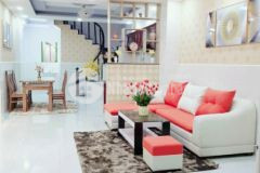 Nhà đúc kiên cố, thiết kế đẹp, tặng nội thất, 2pn, 80m2, bà điểm