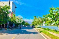 Nhà trệt lầu mặt tiền bờ hồ bún xáng