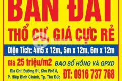 Đất thổ cư đã có giấy phép xây dụng