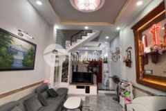 Phan văn hớn 62m2 4 tầng hẻm 6m gần coop mart