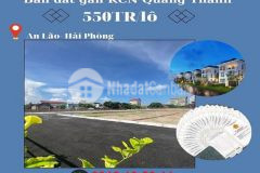 Bán đất gần thị trấn an lão hải phòng giá 550trlô, đường nhựa 6m thông các ngả