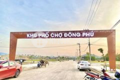 5 lô đất mặt tiền chợ đông phú chỉ từ 650 triệu