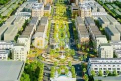 Hitcăn góc phố đi bộ chân tòa tháp đôi giá gốc