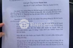 Đất khu dân cư huyện củ chi đường 538 dt 229m2