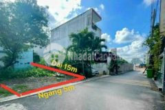 Đất hẻm xe hơi 75m2 5x15 đường 11 trường thọ tđ