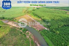 Đất vườn view sông sổ hồng công chứng ngay