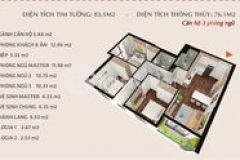 Căn góc 3pn view đẹp giá tốt hoàng huy commerce